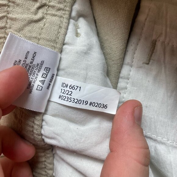 Express shorts men's size large elastic drawstring waist tan - Picture 6 of 10